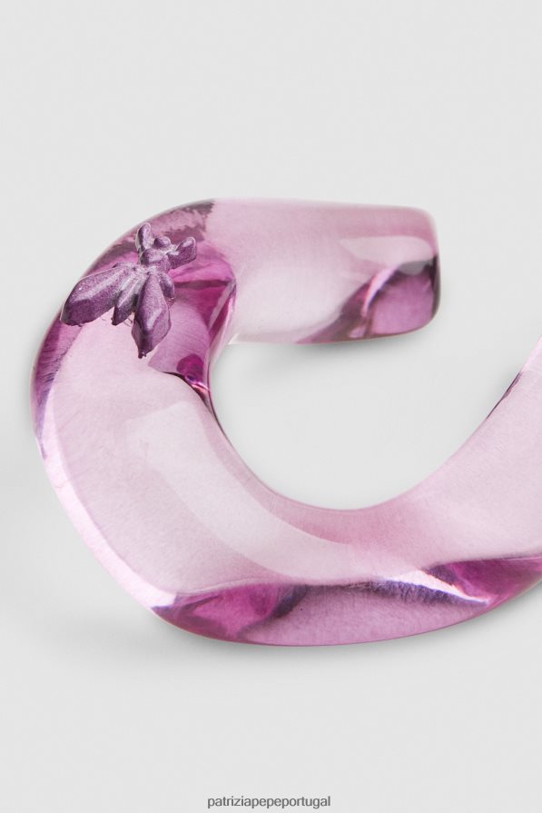 Patrizia Pepe mulheres brincos de mosca lilás fresco acessório TX086V895