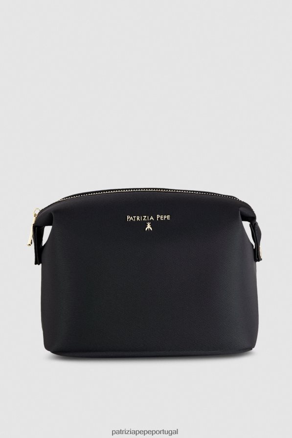 Patrizia Pepe mulheres estojo de beleza de náilon Nero acessório TX086V992