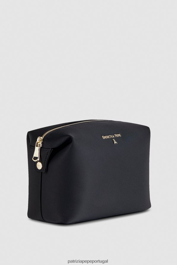 Patrizia Pepe mulheres estojo de beleza de náilon Nero acessório TX086V992