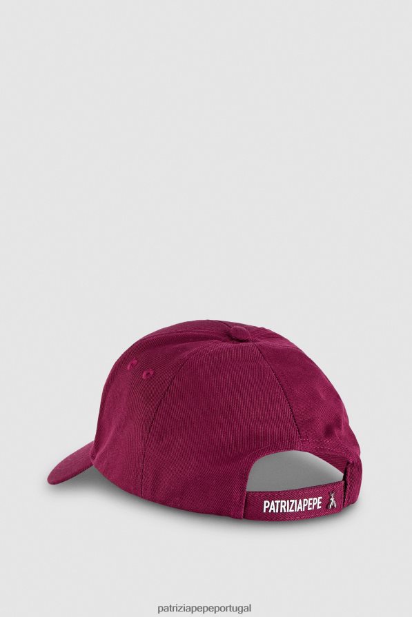 Patrizia Pepe mulheres boné de beisebol voador Borgonha acessório TX086V937