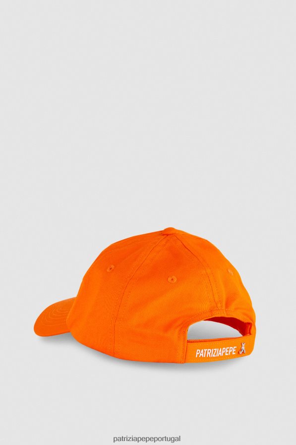 Patrizia Pepe mulheres boné de beisebol voador laranja acessório TX086V938