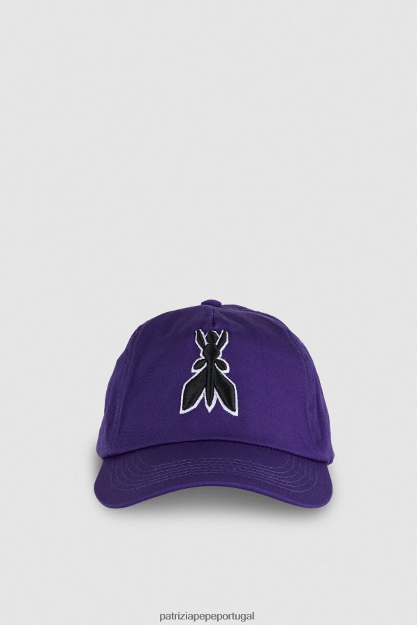 Patrizia Pepe mulheres boné de beisebol voador roxo acessório TX086V940