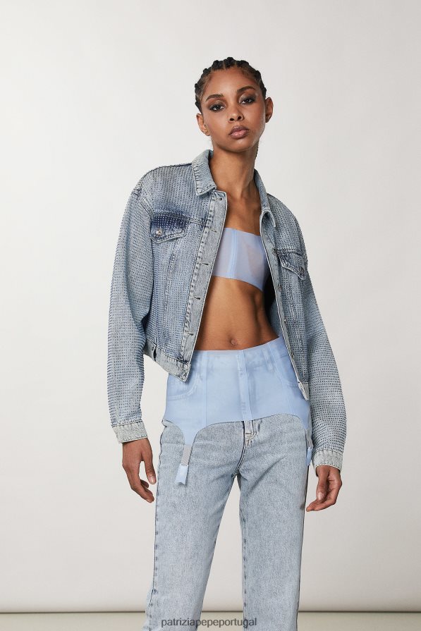 Patrizia Pepe mulheres basco feminino poeira do céu acessório TX086V957