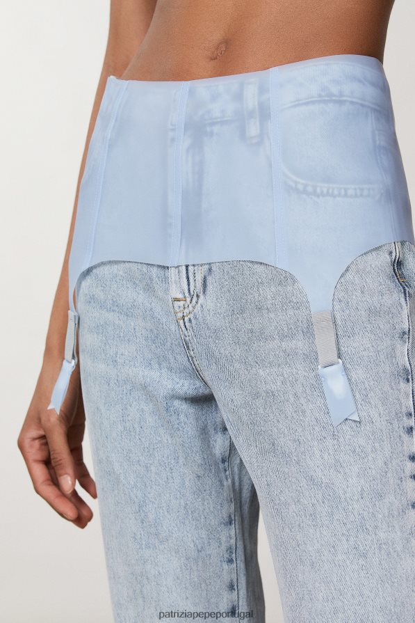 Patrizia Pepe mulheres basco feminino poeira do céu acessório TX086V957