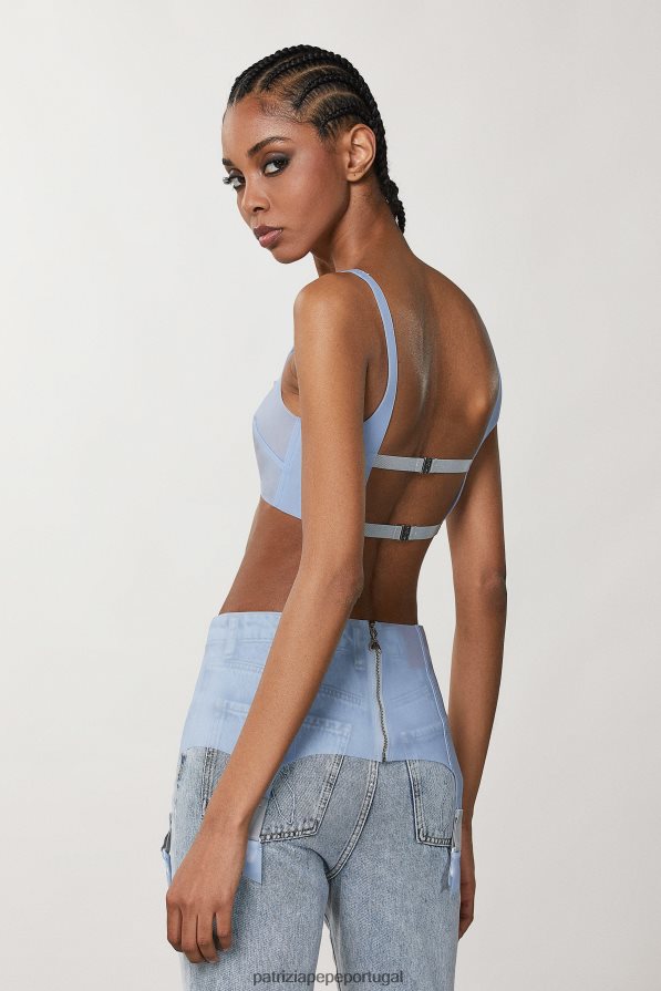 Patrizia Pepe mulheres basco feminino poeira do céu acessório TX086V957