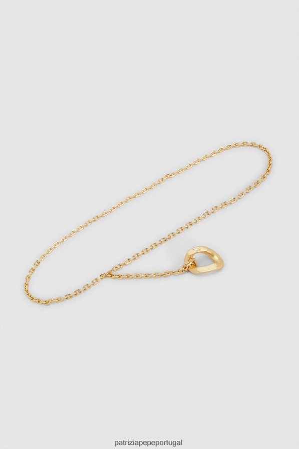 Patrizia Pepe mulheres cinto de corrente ajustável ouro antigo acessório TX086V1000