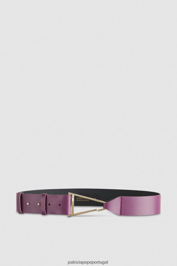 Patrizia Pepe mulheres cinto de couro cintura alta roxo futurista acessório TX086V978