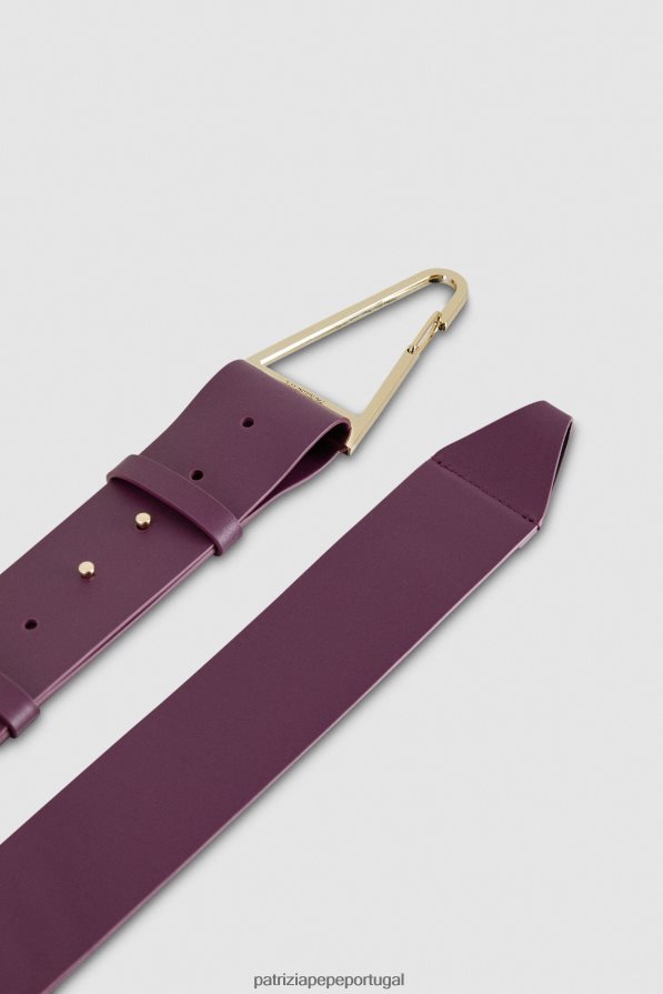 Patrizia Pepe mulheres cinto de couro cintura alta roxo futurista acessório TX086V978