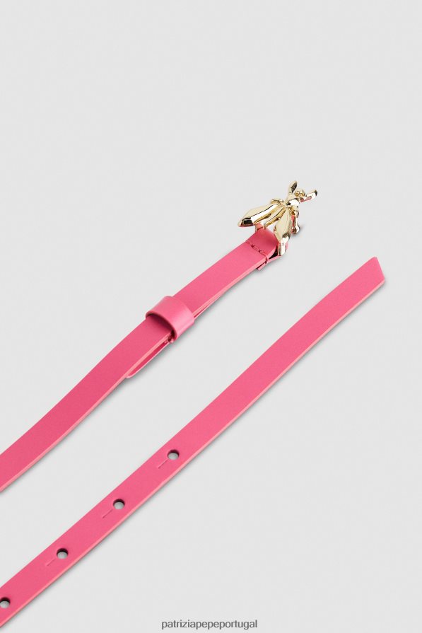 Patrizia Pepe mulheres cinto de couro cintura baixa fúcsia fresca acessório TX086V981