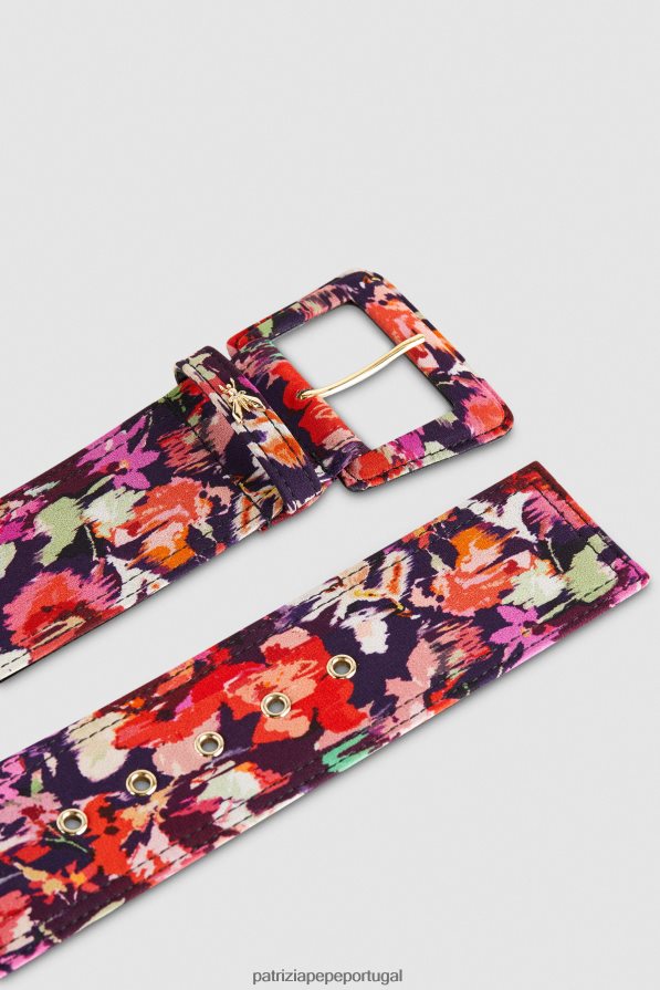 Patrizia Pepe mulheres cinto de tecido cintura alta flormarciana acessório TX086V984
