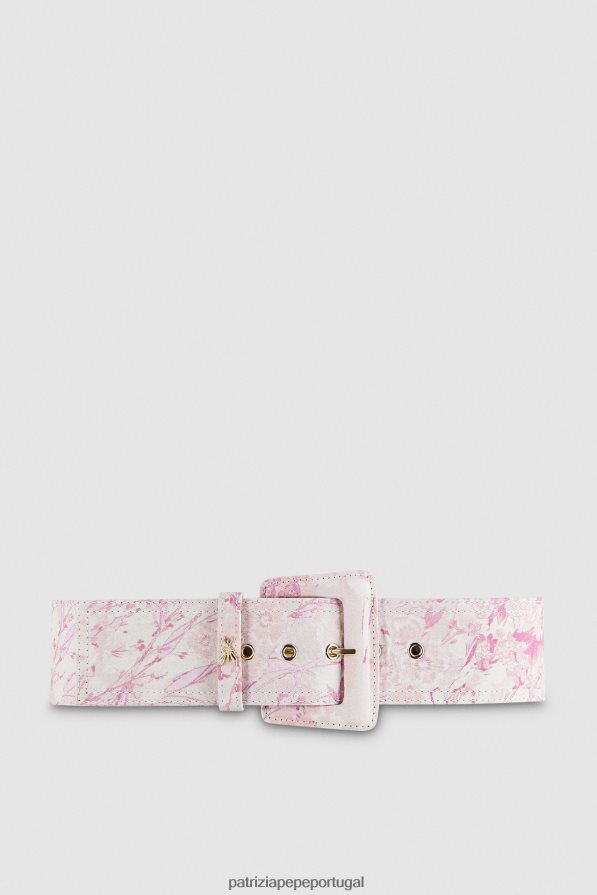 Patrizia Pepe mulheres cinto estampado cintura alta Flor rosa acessório TX086V985