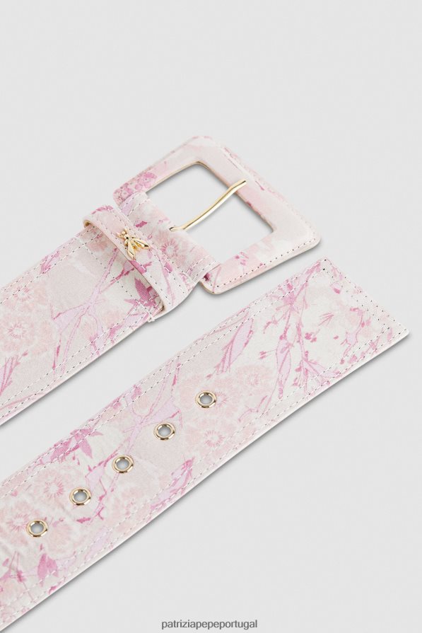 Patrizia Pepe mulheres cinto estampado cintura alta Flor rosa acessório TX086V985