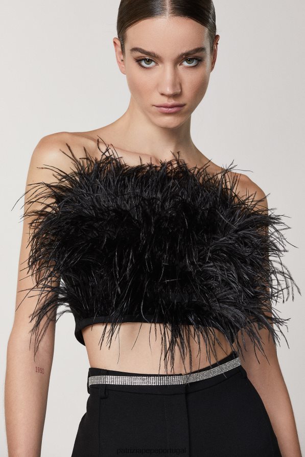 Patrizia Pepe mulheres elegante cinto de strass prata/cristal acessório TX086V953