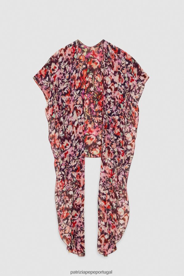 Patrizia Pepe mulheres estola estampada em viscose flormarciana acessório TX086V931