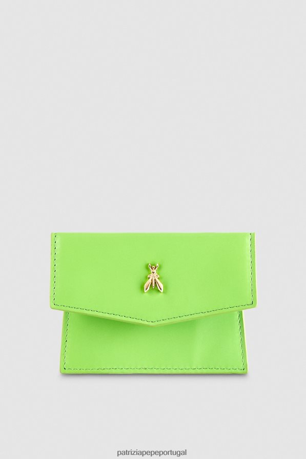 Patrizia Pepe mulheres titular do cartão verde vivo acessório TX086V991