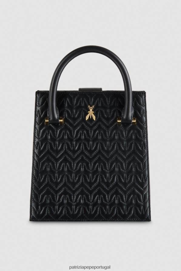 Patrizia Pepe mulheres Bolsa de couro Nero bolsas | TX086V754