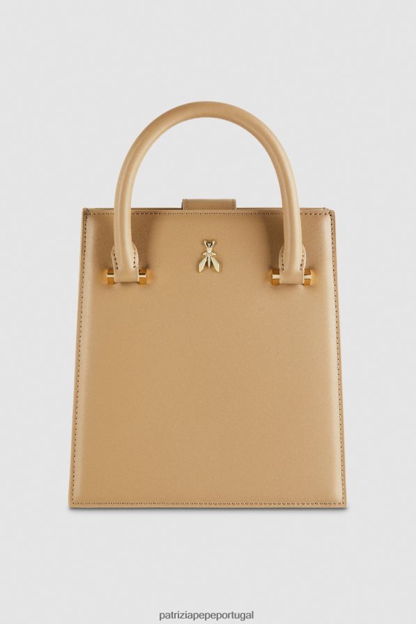 Patrizia Pepe mulheres bolsa com alça de ombro areia de inverno bolsas | TX086V758