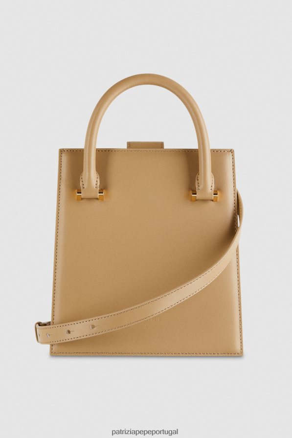 Patrizia Pepe mulheres bolsa com alça de ombro areia de inverno bolsas | TX086V758