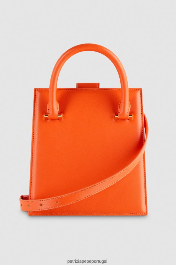 Patrizia Pepe mulheres bolsa com alça de ombro laranja solar bolsas | TX086V760