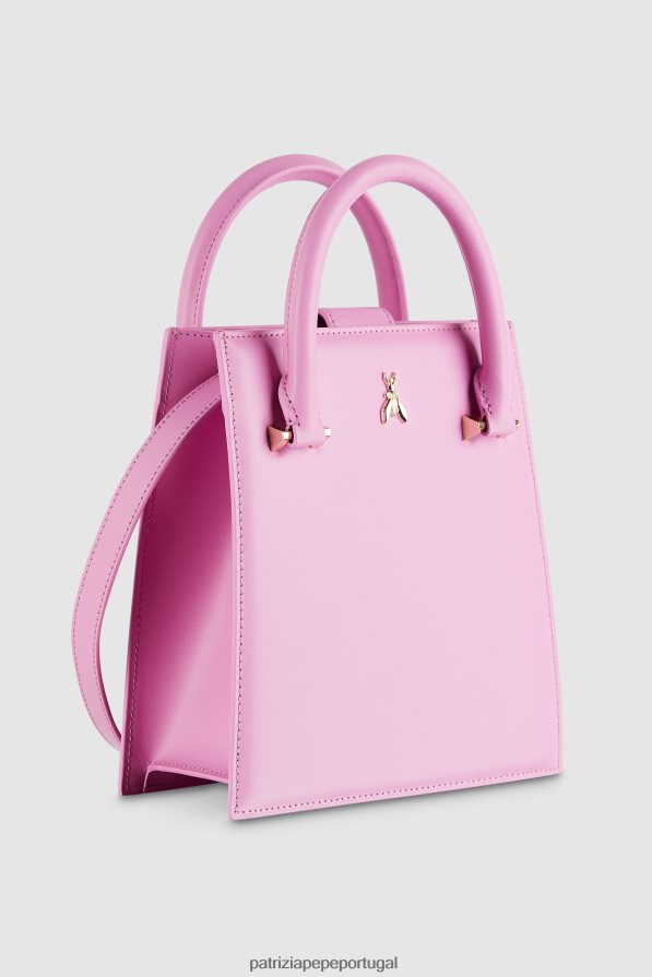 Patrizia Pepe mulheres bolsa com alça de ombro malva virtual bolsas | TX086V761