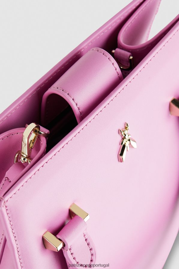 Patrizia Pepe mulheres bolsa com alça de ombro malva virtual bolsas | TX086V761