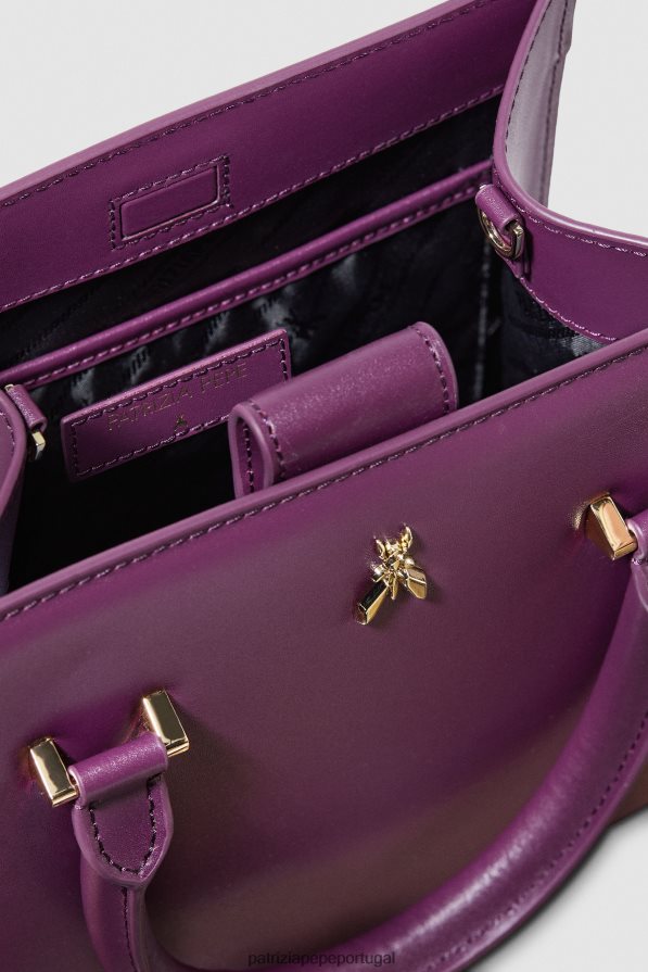 Patrizia Pepe mulheres bolsa com alça de ombro roxo futurista bolsas | TX086V756