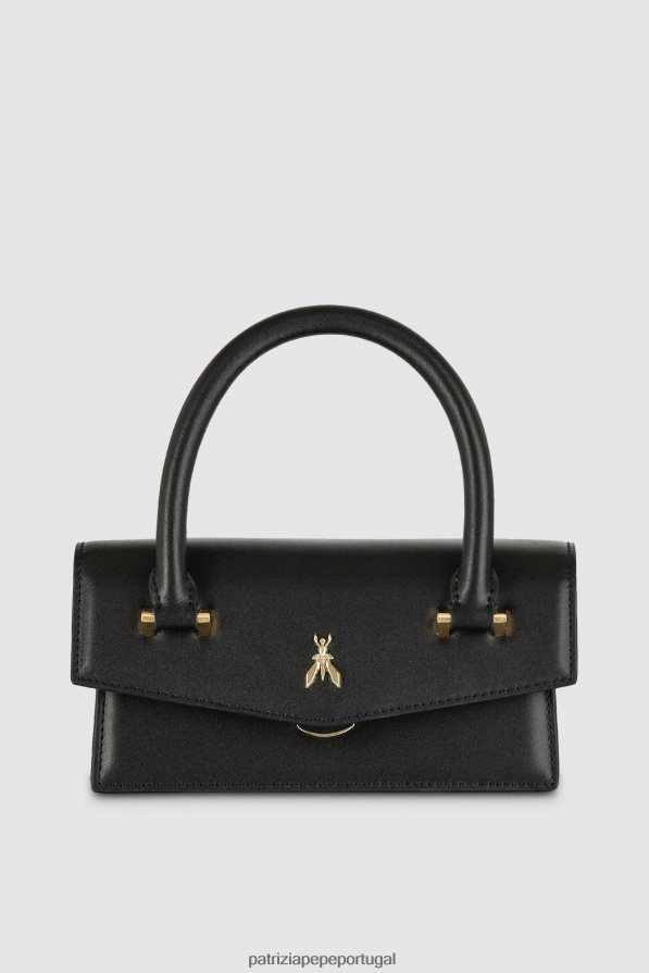 Patrizia Pepe mulheres mosca de couro bamby Nero bolsas | TX086V745