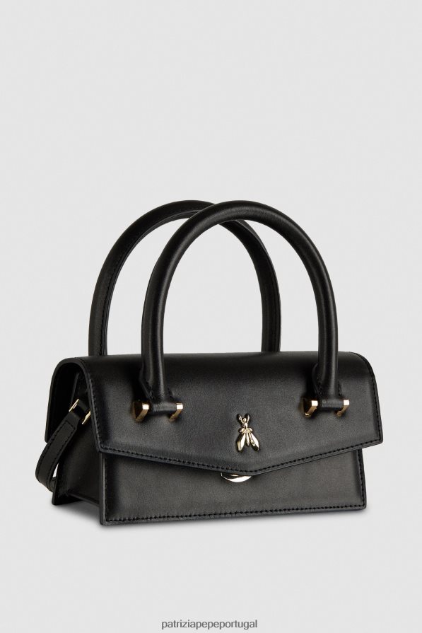 Patrizia Pepe mulheres mosca de couro bamby Nero bolsas | TX086V745
