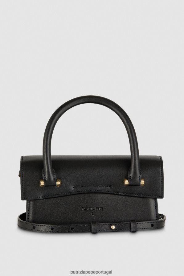 Patrizia Pepe mulheres mosca de couro bamby Nero bolsas | TX086V745