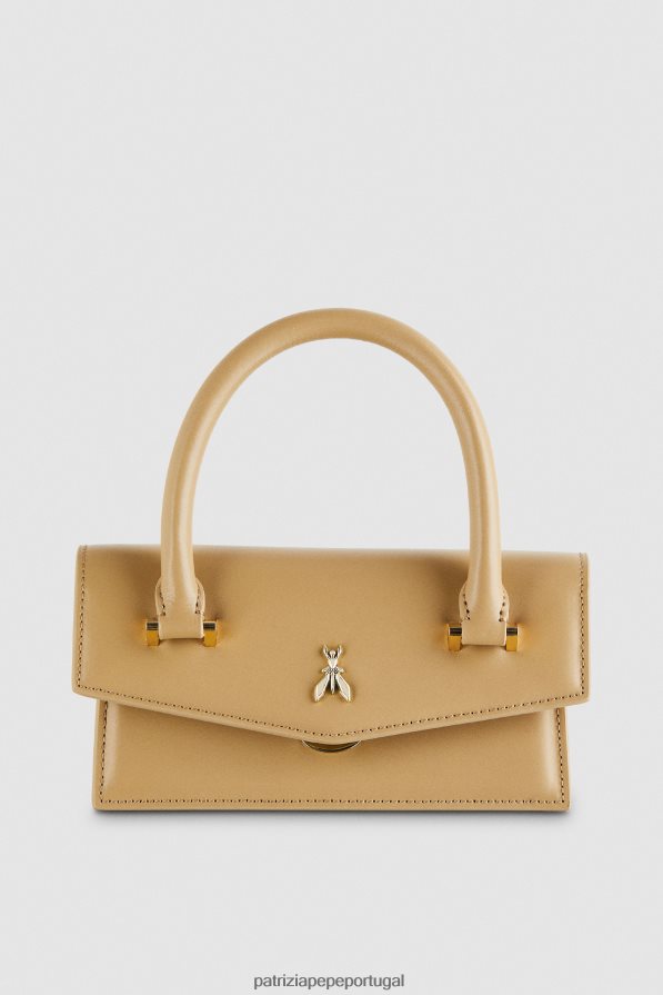 Patrizia Pepe mulheres mosca de couro bamby areia de inverno bolsas | TX086V746