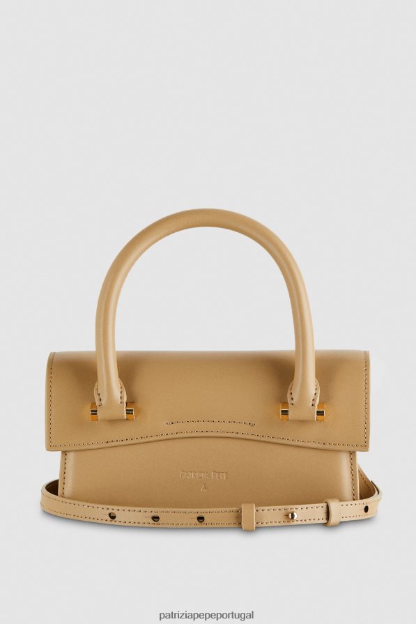 Patrizia Pepe mulheres mosca de couro bamby areia de inverno bolsas | TX086V746