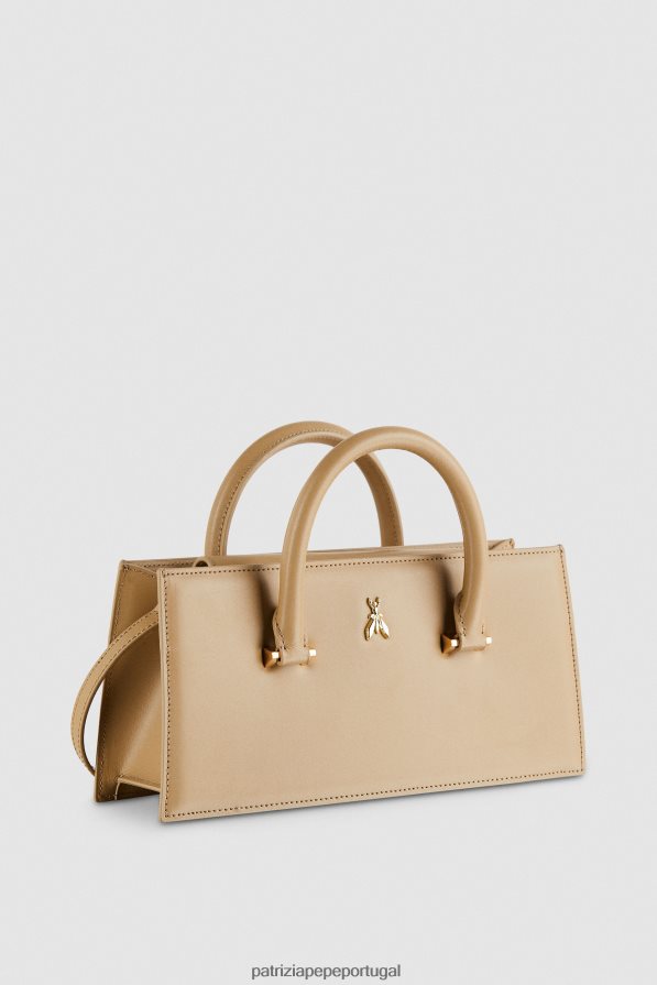 Patrizia Pepe mulheres mosca de couro bamby areia de inverno bolsas | TX086V759