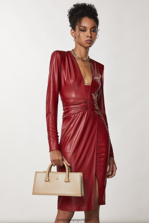 Patrizia Pepe mulheres mosca de couro bamby areia de inverno bolsas | TX086V759