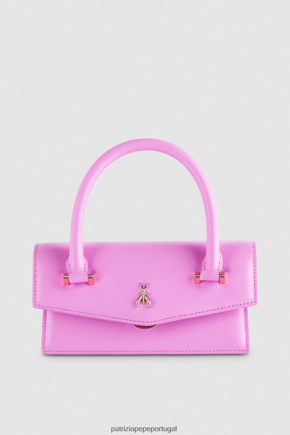 Patrizia Pepe mulheres mosca de couro bamby malva virtual bolsas | TX086V748