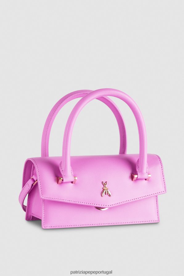 Patrizia Pepe mulheres mosca de couro bamby malva virtual bolsas | TX086V748