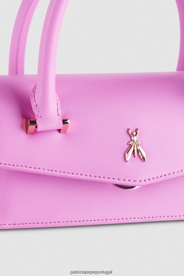Patrizia Pepe mulheres mosca de couro bamby malva virtual bolsas | TX086V748