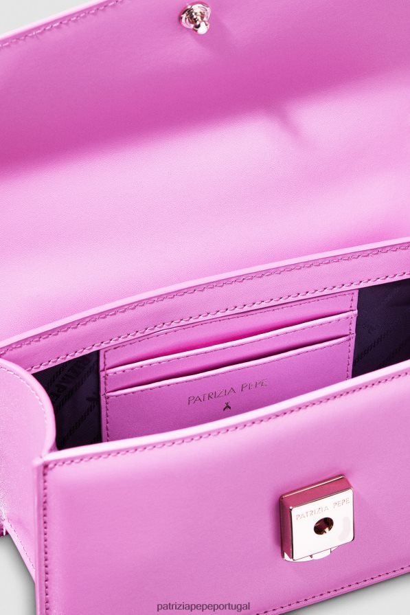 Patrizia Pepe mulheres mosca de couro bamby malva virtual bolsas | TX086V748