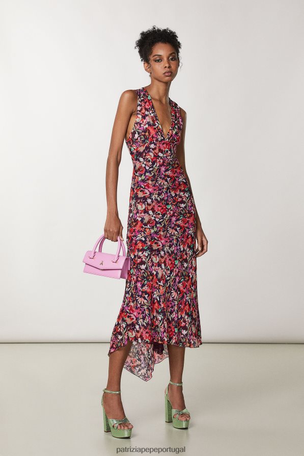 Patrizia Pepe mulheres mosca de couro bamby malva virtual bolsas | TX086V748