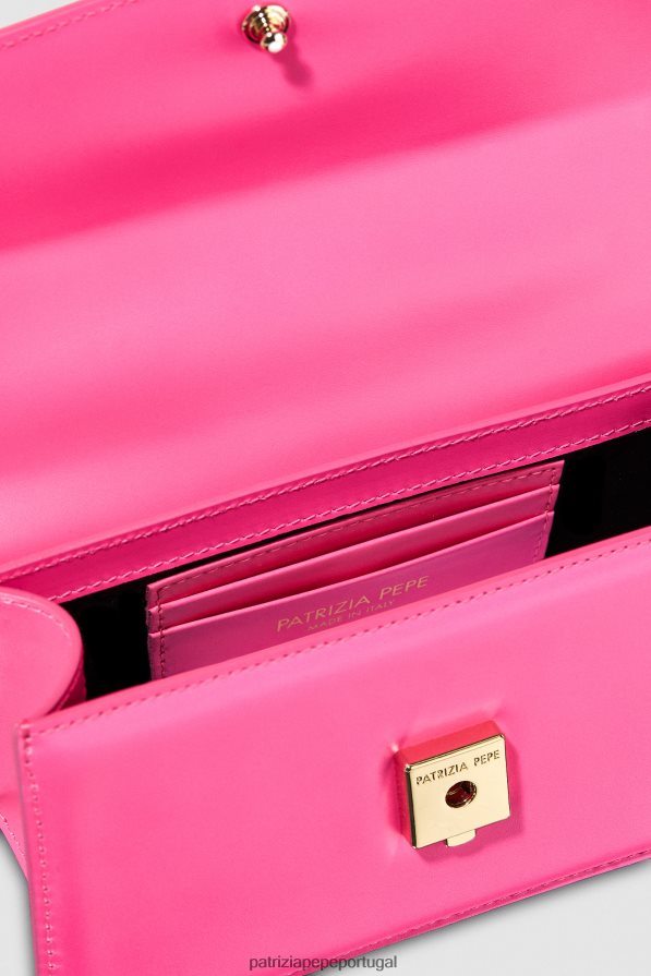 Patrizia Pepe mulheres voar bamby couro fúcsia fresca bolsas | TX086V733