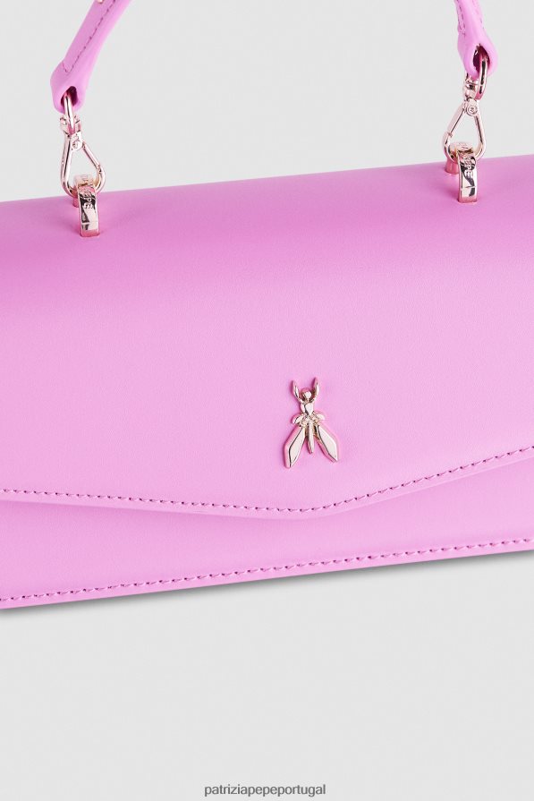 Patrizia Pepe mulheres voar bamby couro malva virtual bolsas | TX086V732