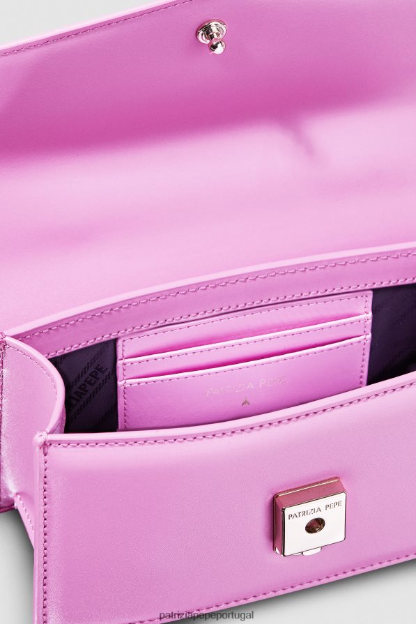 Patrizia Pepe mulheres voar bamby couro malva virtual bolsas | TX086V732