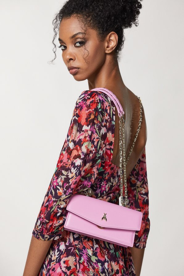 Patrizia Pepe mulheres voar bamby couro malva virtual bolsas | TX086V732