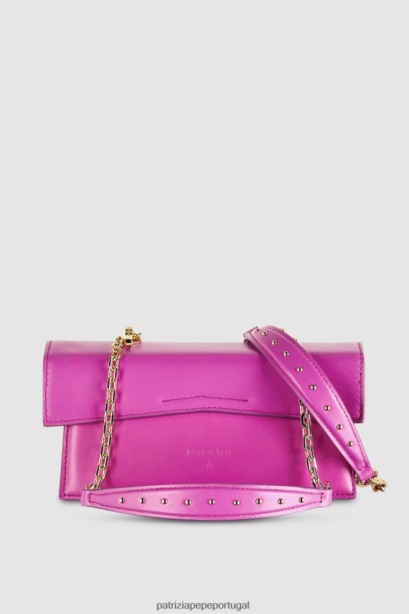 Patrizia Pepe mulheres voar bamby couro rosa surreal bolsas | TX086V730