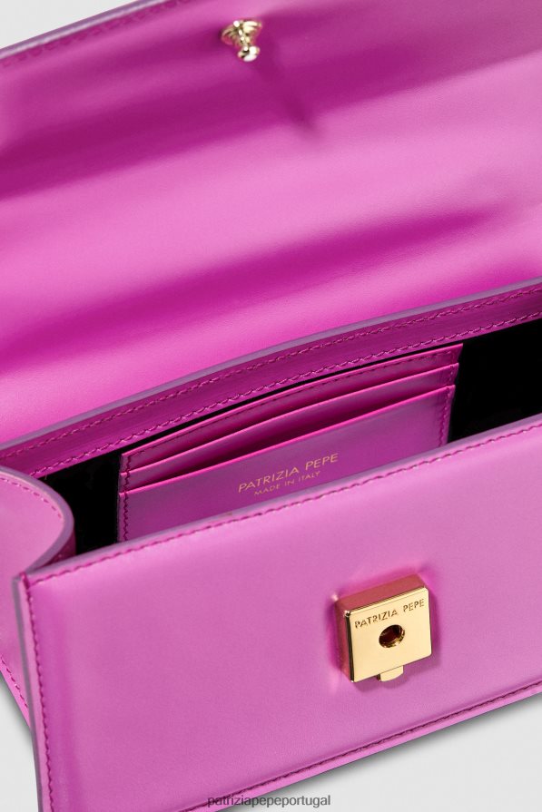 Patrizia Pepe mulheres voar bamby couro rosa surreal bolsas | TX086V730
