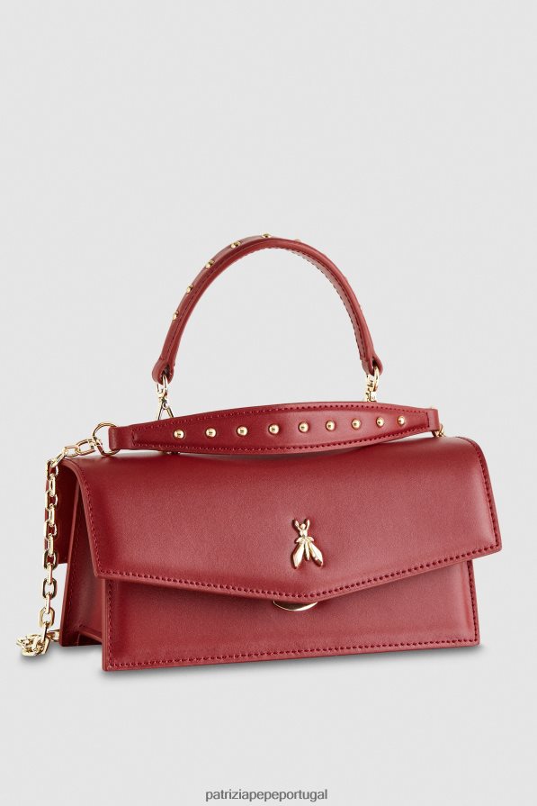 Patrizia Pepe mulheres voar bamby couro vermelho marciano bolsas | TX086V728