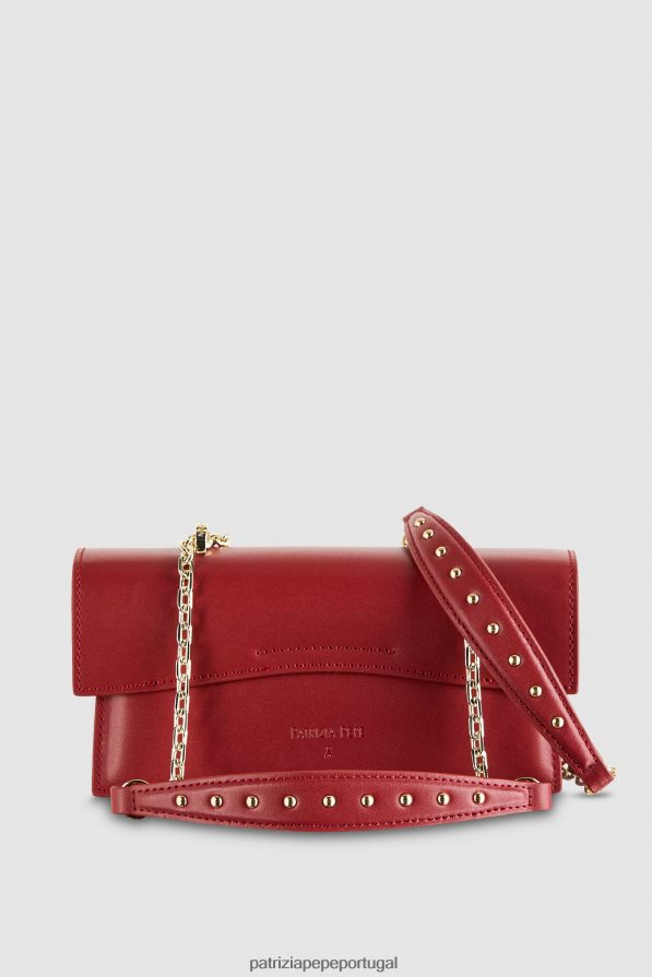 Patrizia Pepe mulheres voar bamby couro vermelho marciano bolsas | TX086V728