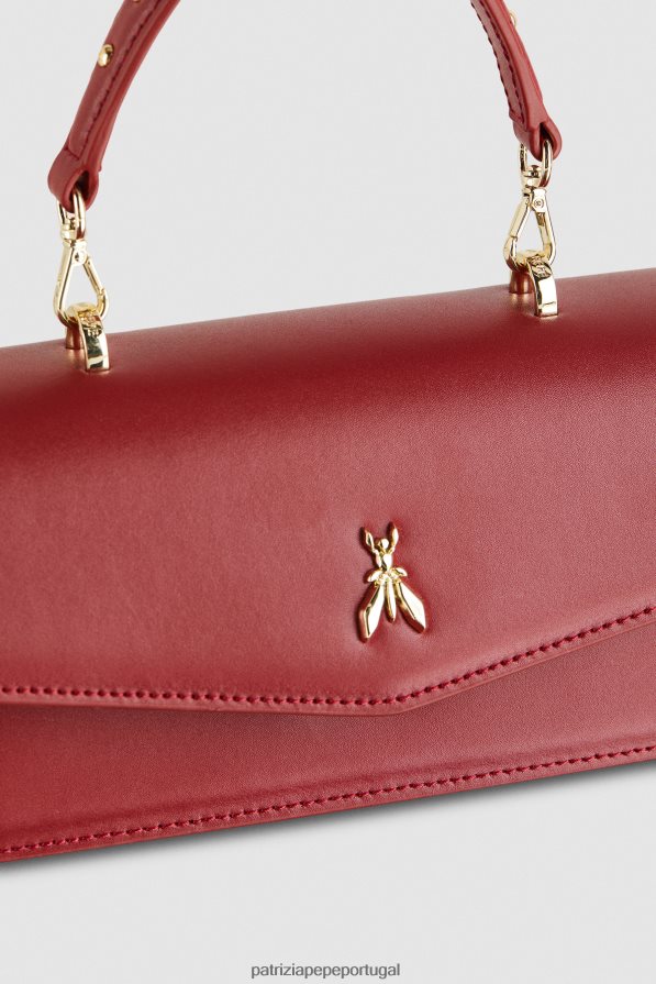 Patrizia Pepe mulheres voar bamby couro vermelho marciano bolsas | TX086V728