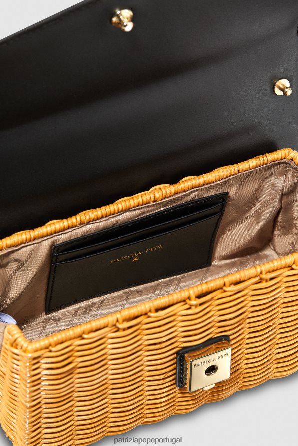 Patrizia Pepe mulheres voar bebê capri pretonatural bolsas | TX086V726