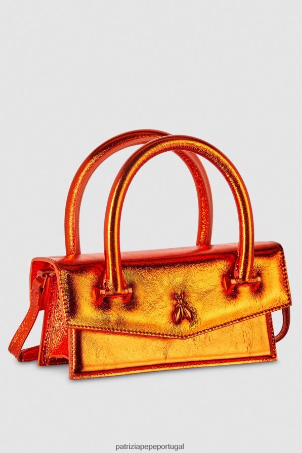 Patrizia Pepe mulheres voe bamby metal coral metálico bolsas | TX086V742