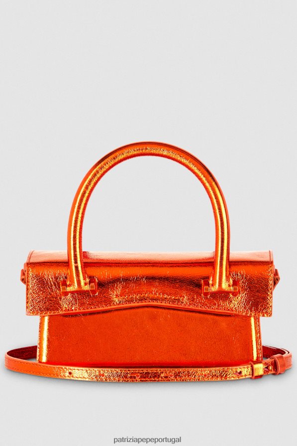 Patrizia Pepe mulheres voe bamby metal coral metálico bolsas | TX086V742